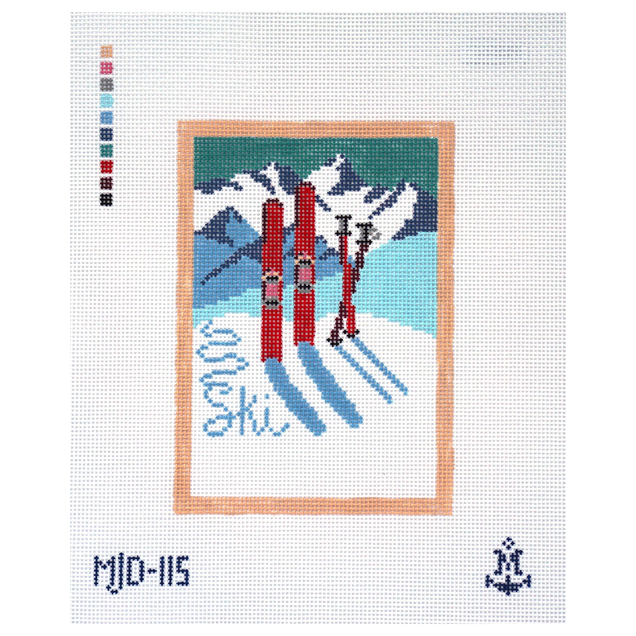 Vintage Ski Postcard