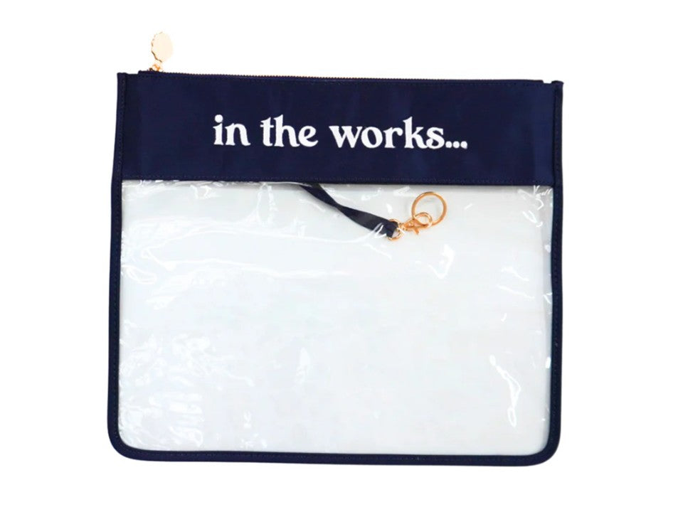 In the Works Navy Project Bag