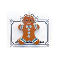 Blue Gingerbread Needle Minder
