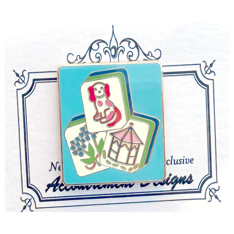 English Garden Mahjong Needle Minder