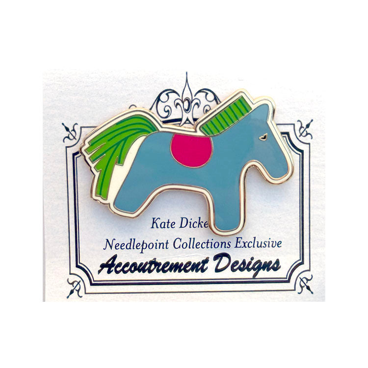 Hermes Horse Needle Minder Blue