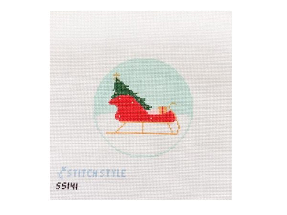North Pole Canvas with Stitch Guide