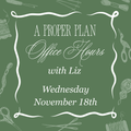 A Proper Plan - November 18th