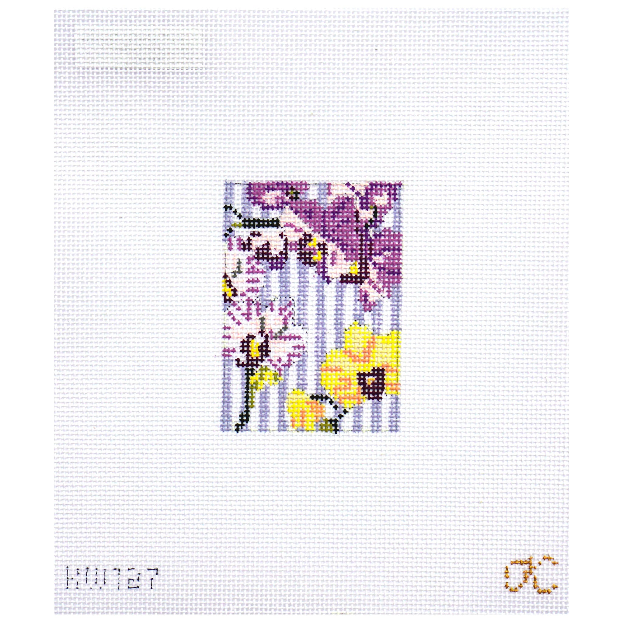 Orchid Luggage Tag insert