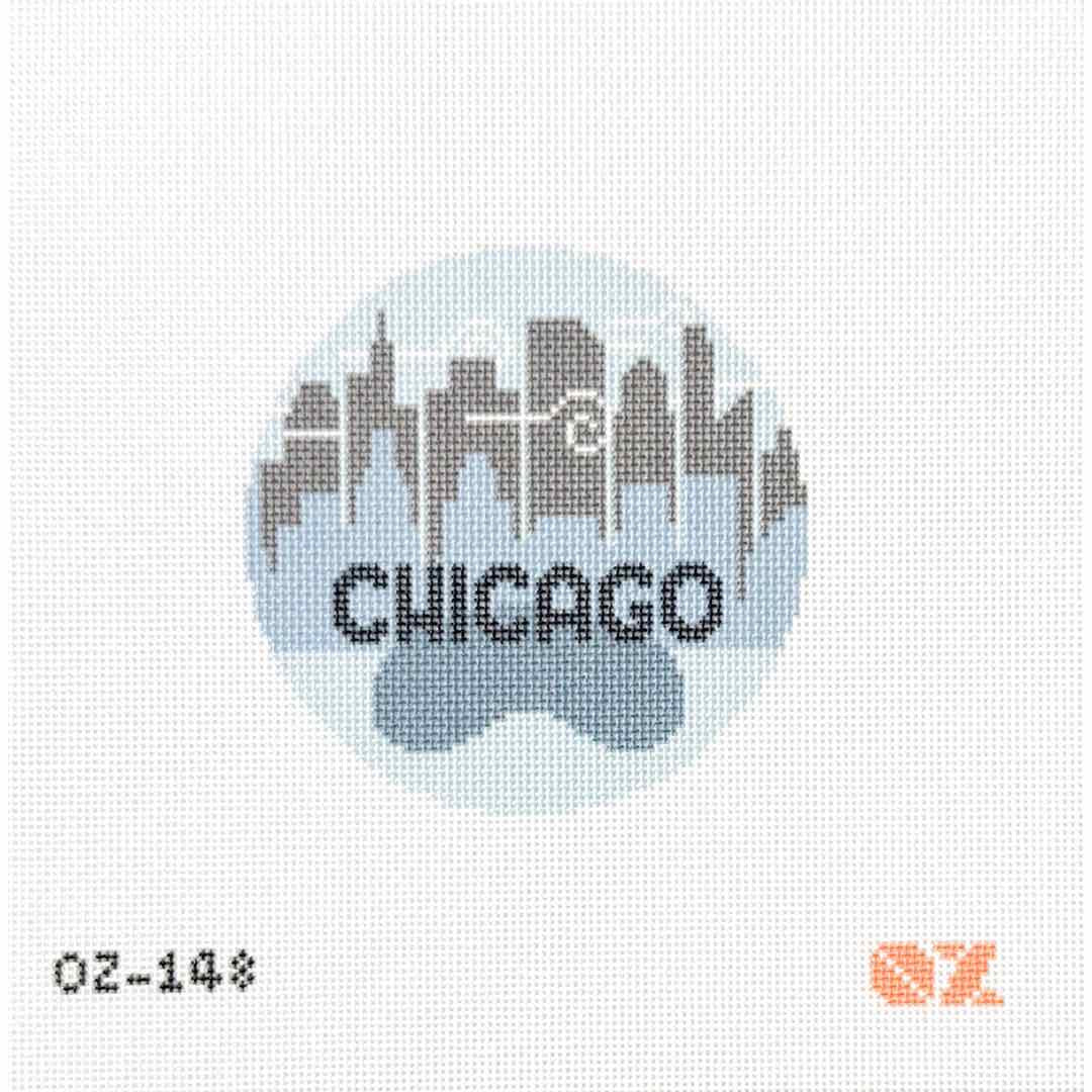 Chicago Retro Ornament