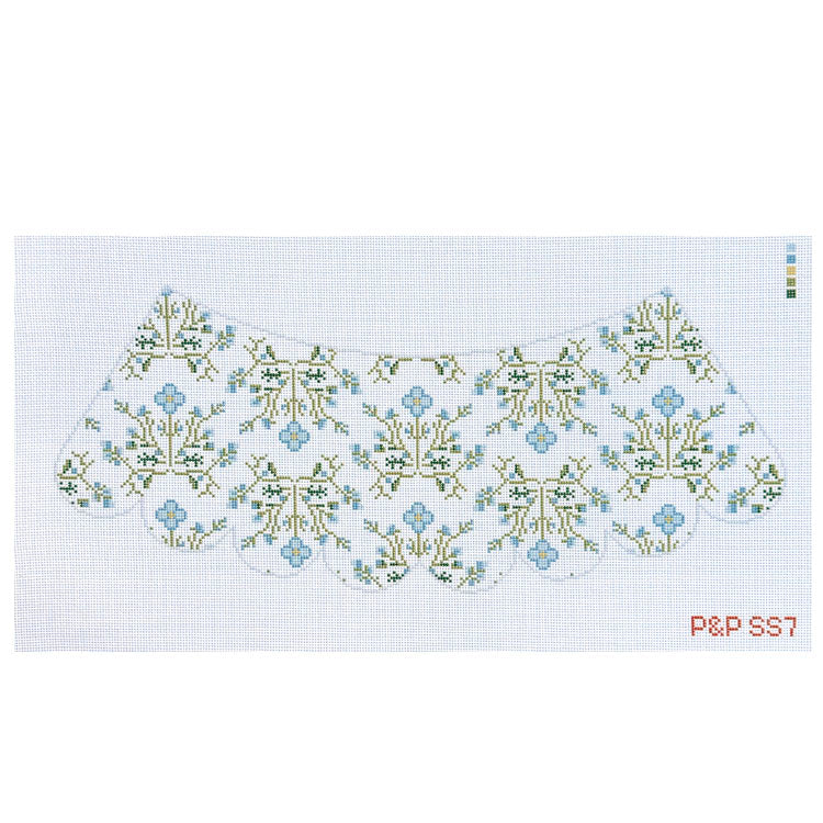Blue Blooms Lampshade