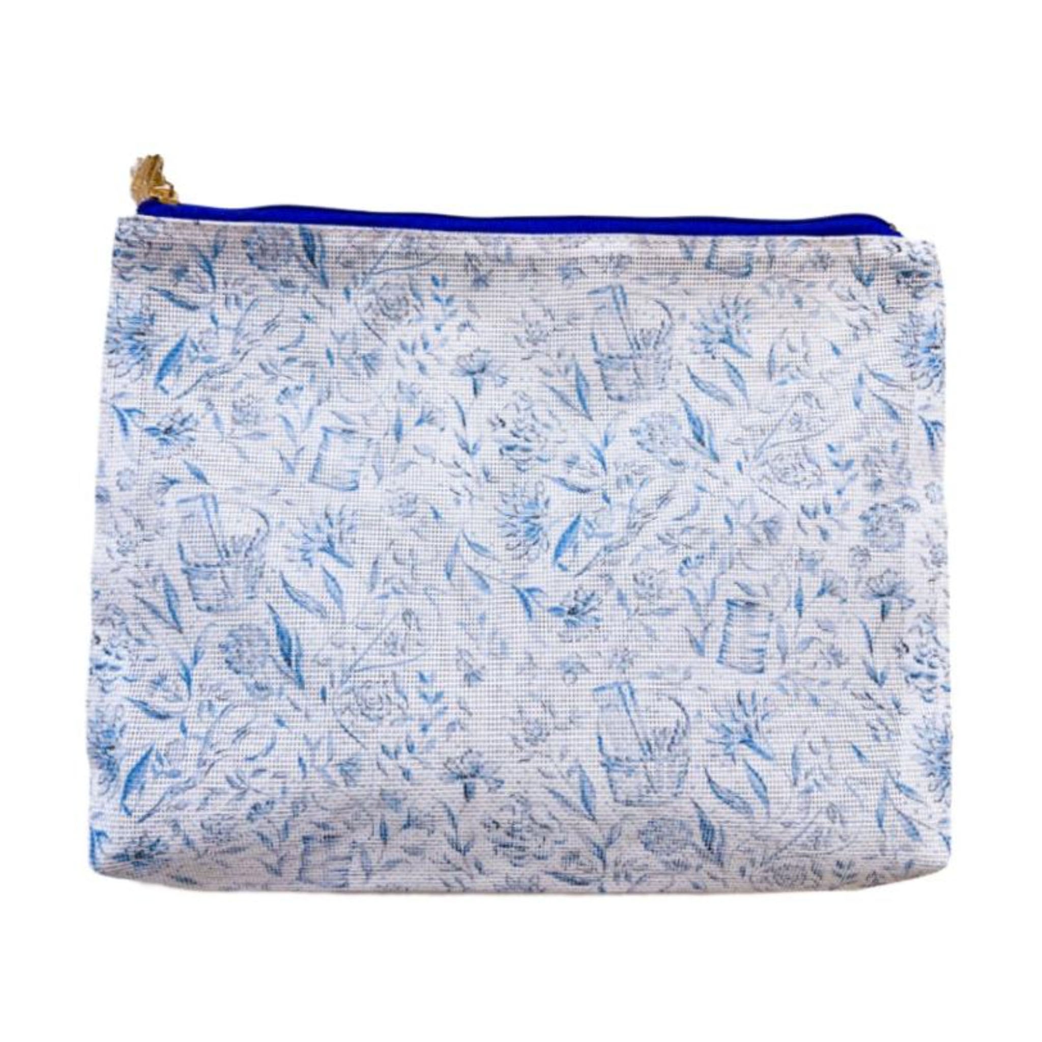 Needlepoint Print Stitchable Nylon Project Bag