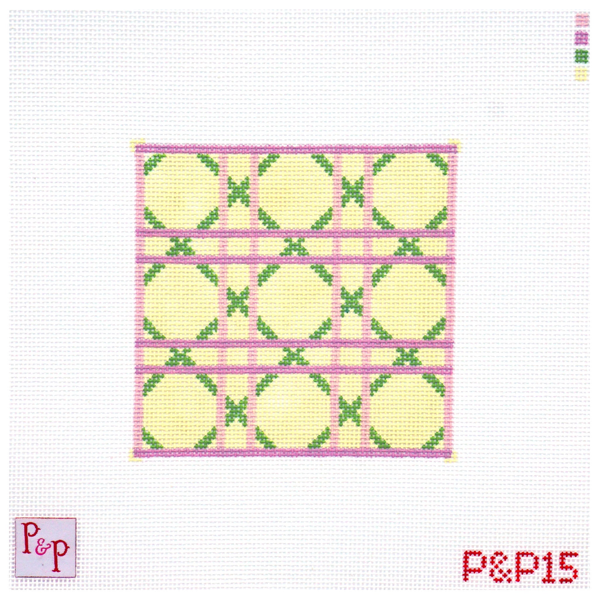 Lavender Cane Coaster