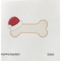 Santa Hat Dog Bone