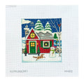 Winter Red House