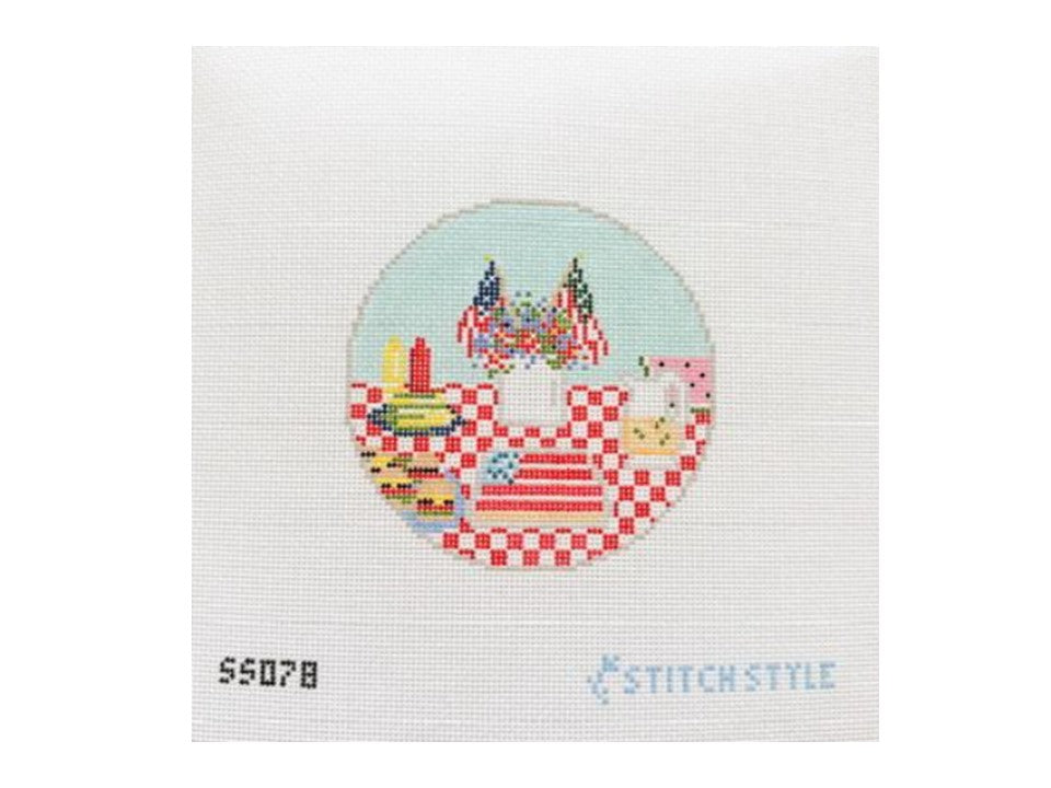 Picnic Table with Stitch Guide