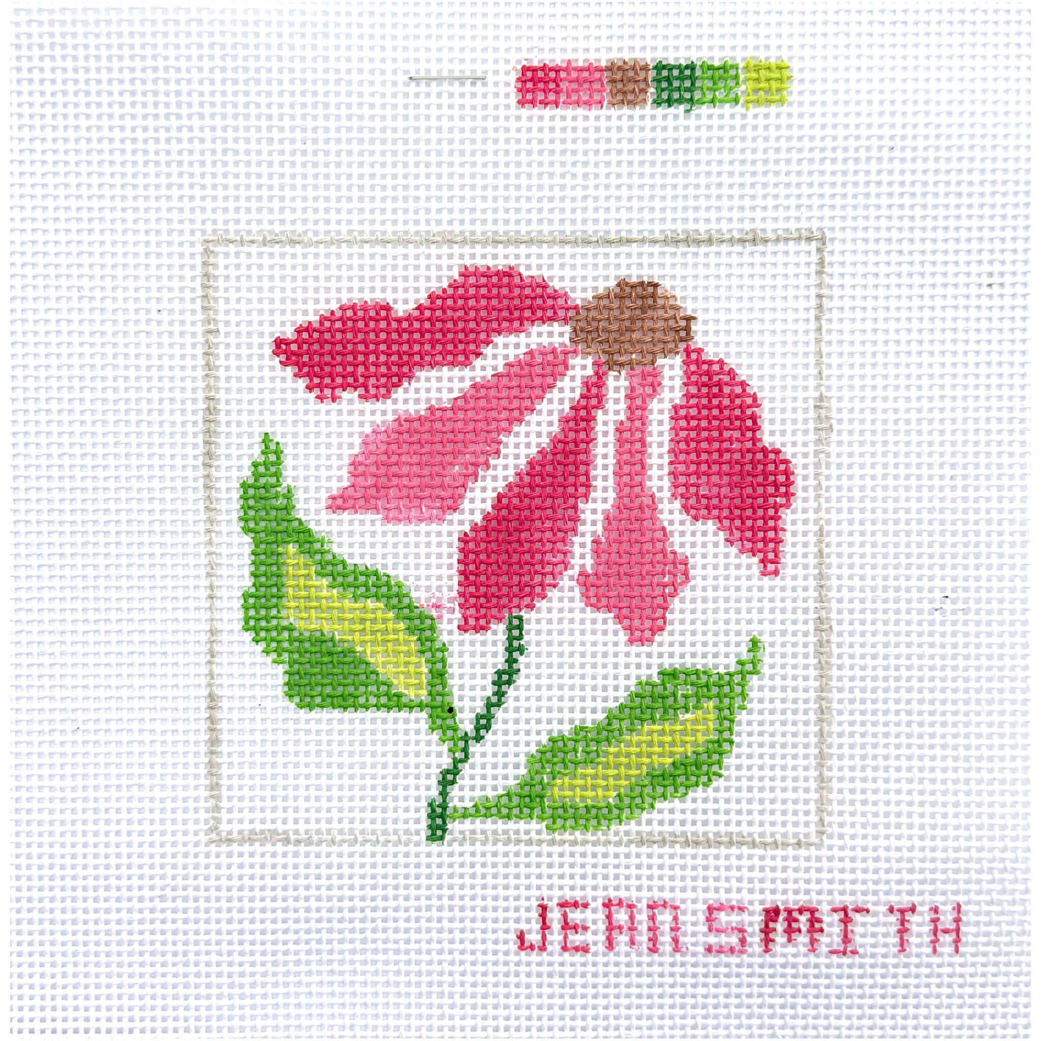 Simple Flower Coaster - Coneflower