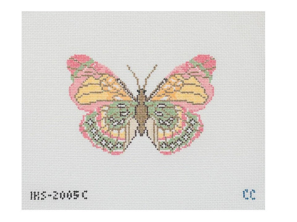 Butterfly Pink & Green