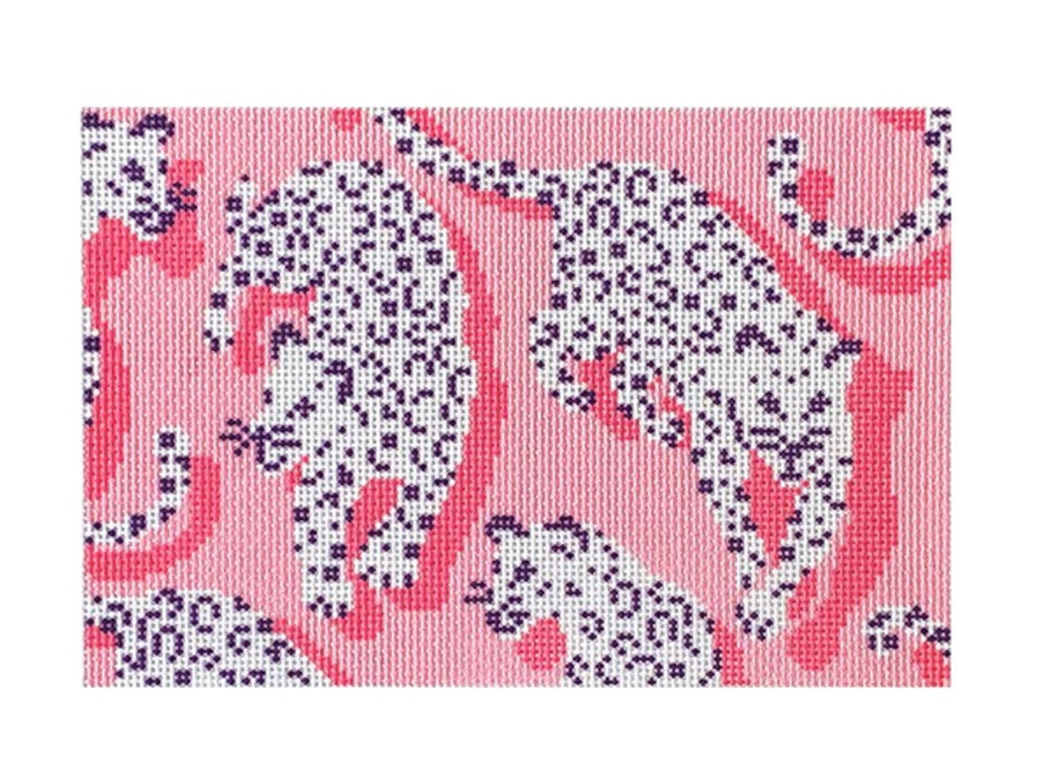 Leopard Clutch - Pink