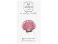 Pink Glitter Scallop Shell Needle Minder