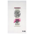 Needlepoint canvas of a white claw drink on a white background