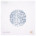 French Dots Round - Navy