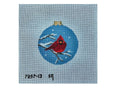 Puffed Cardinal Ornament