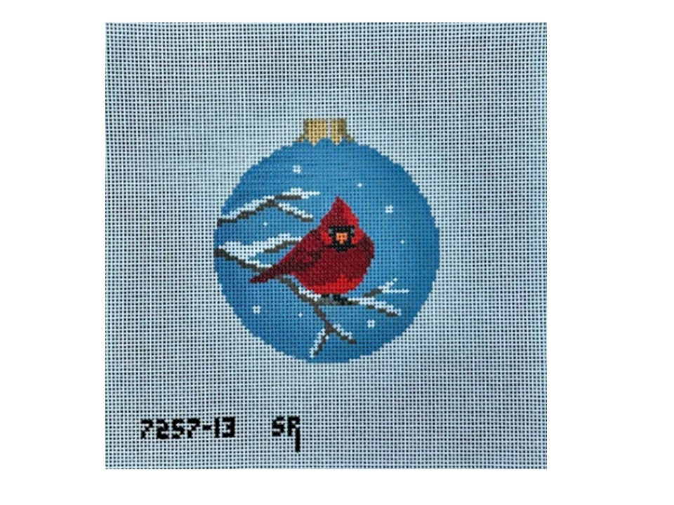 Puffed Cardinal Ornament