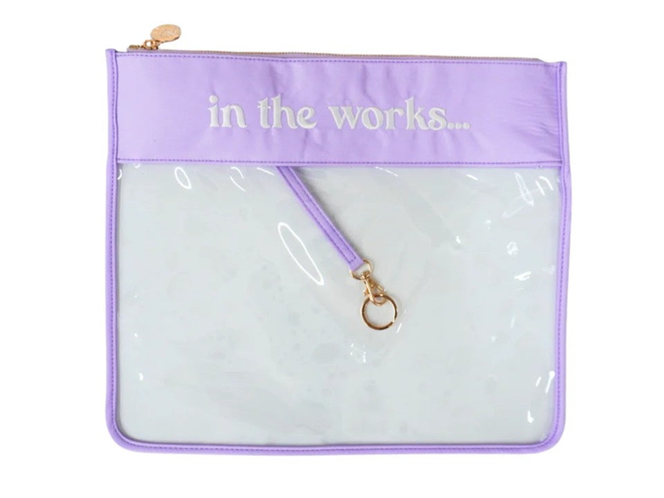 In the Works Lavender Project Bag