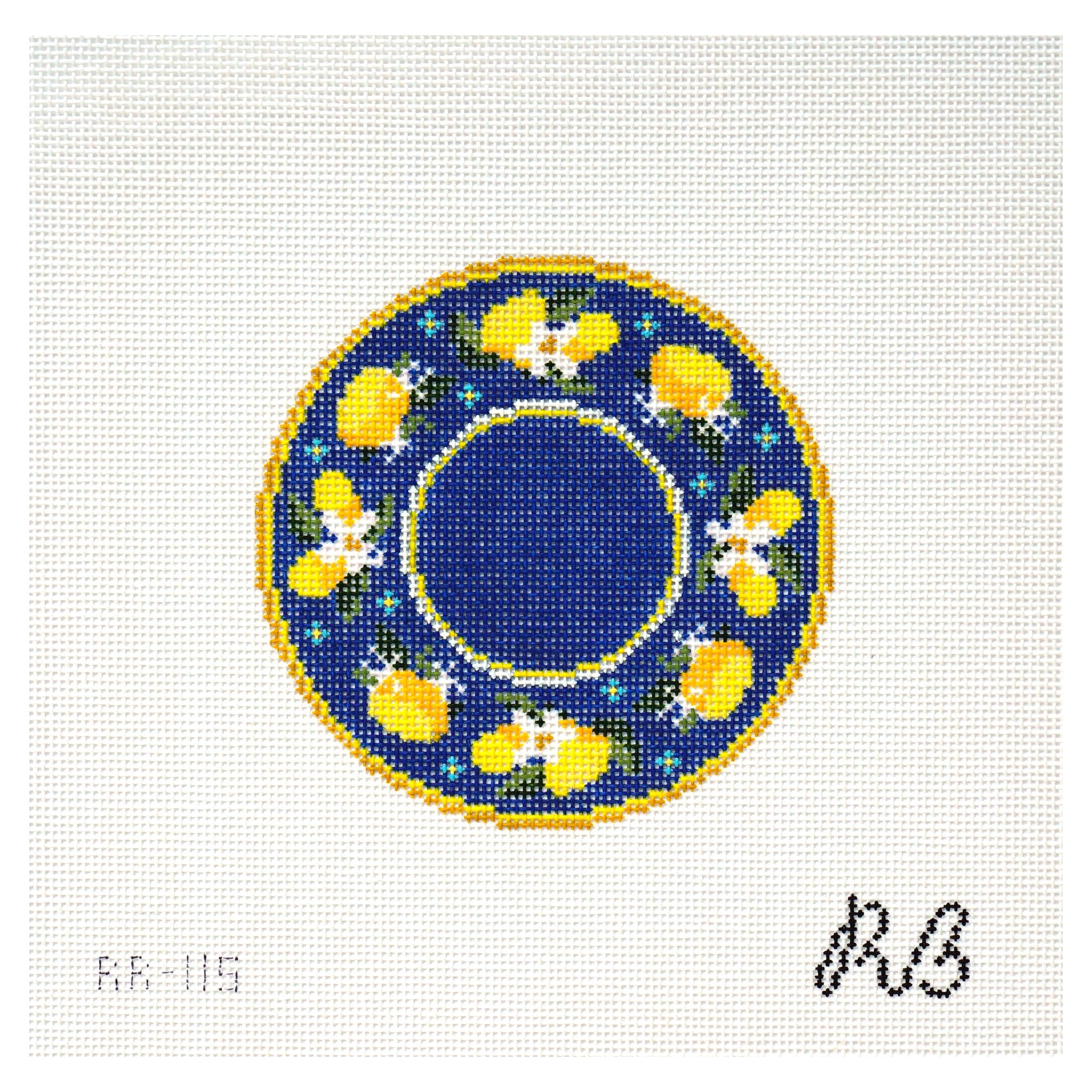 Blue Lemon Plate
