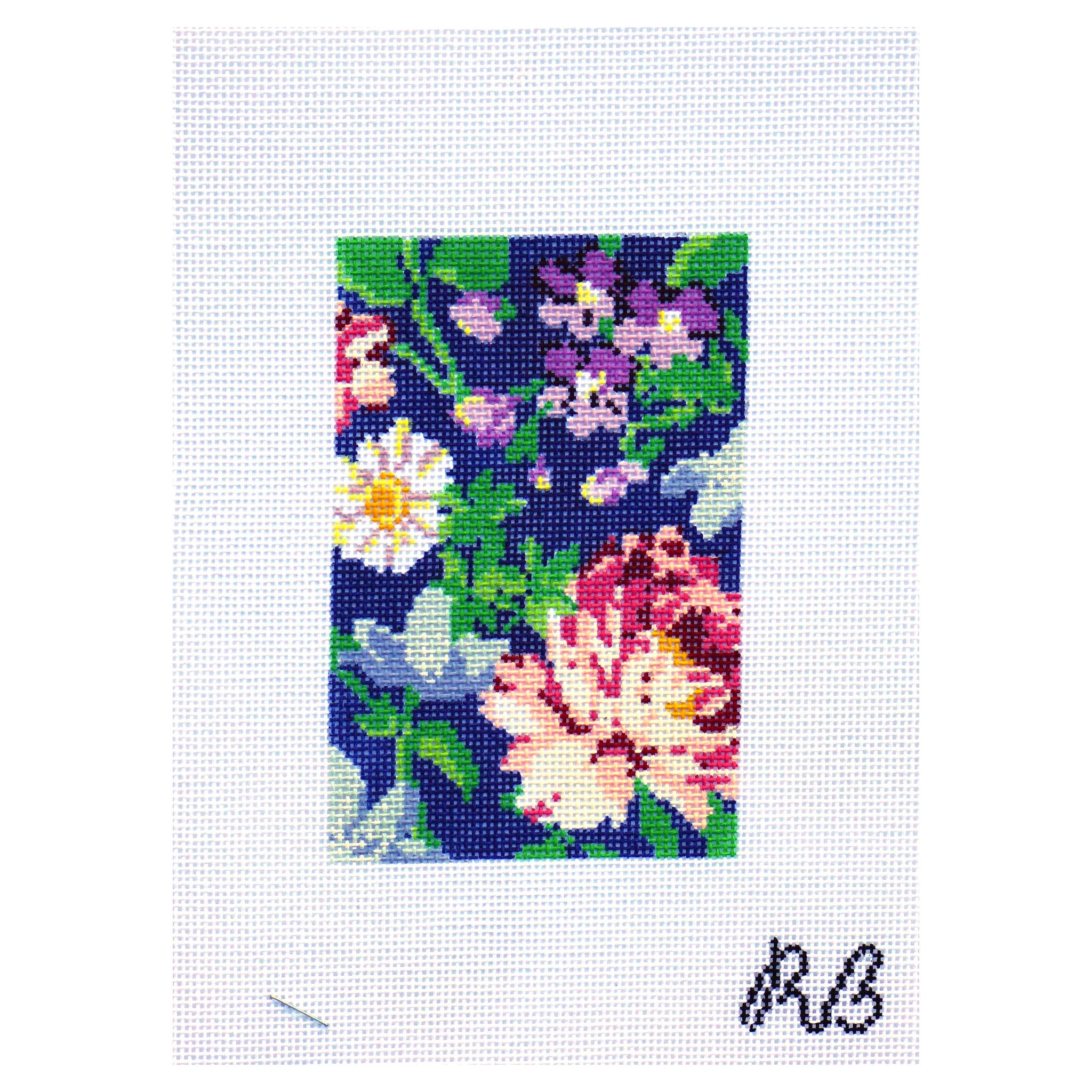 Midnight Blooms - Medium