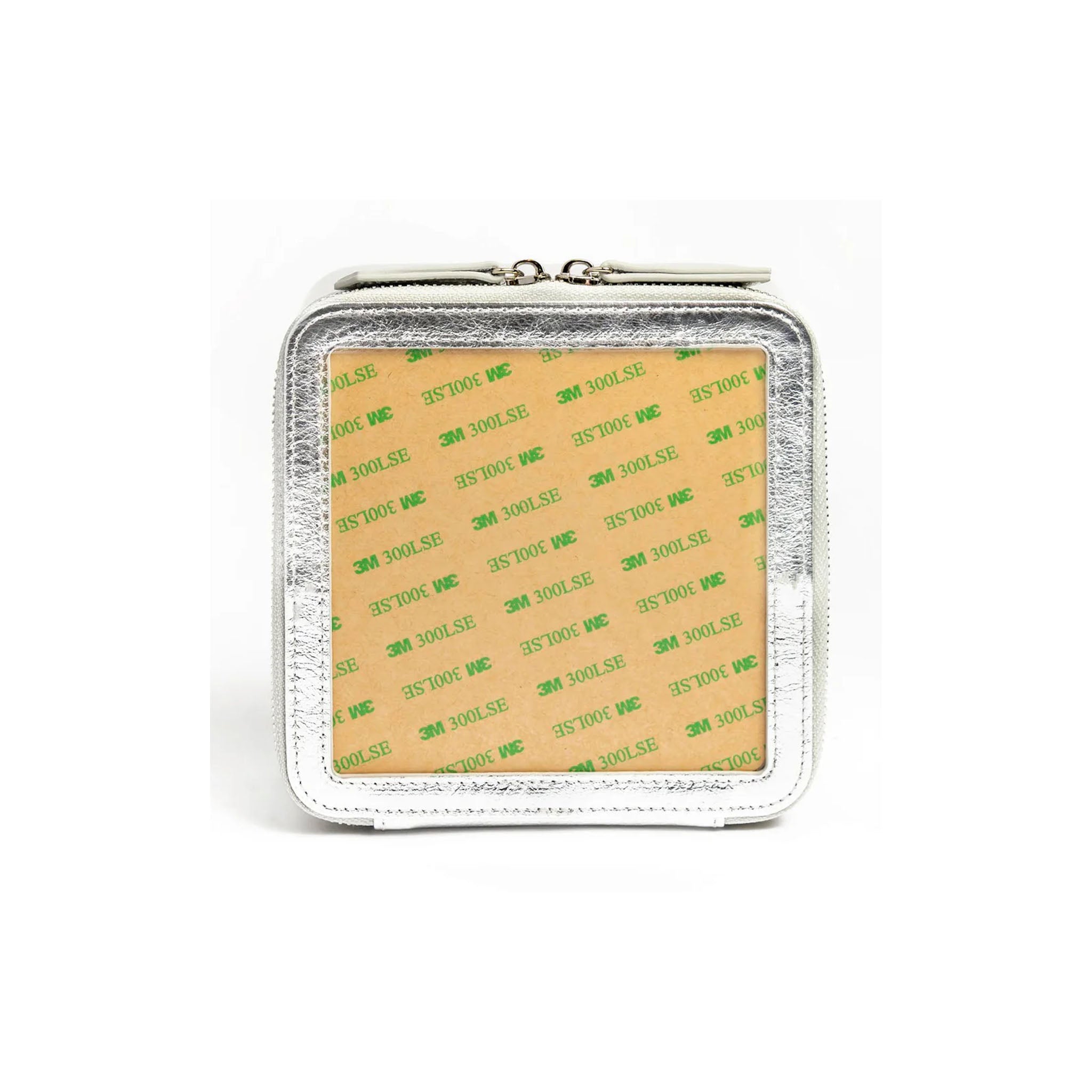 6" Leather Self Finishing Boxes - Silver