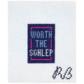 Worth The Schlep Insert - Navy