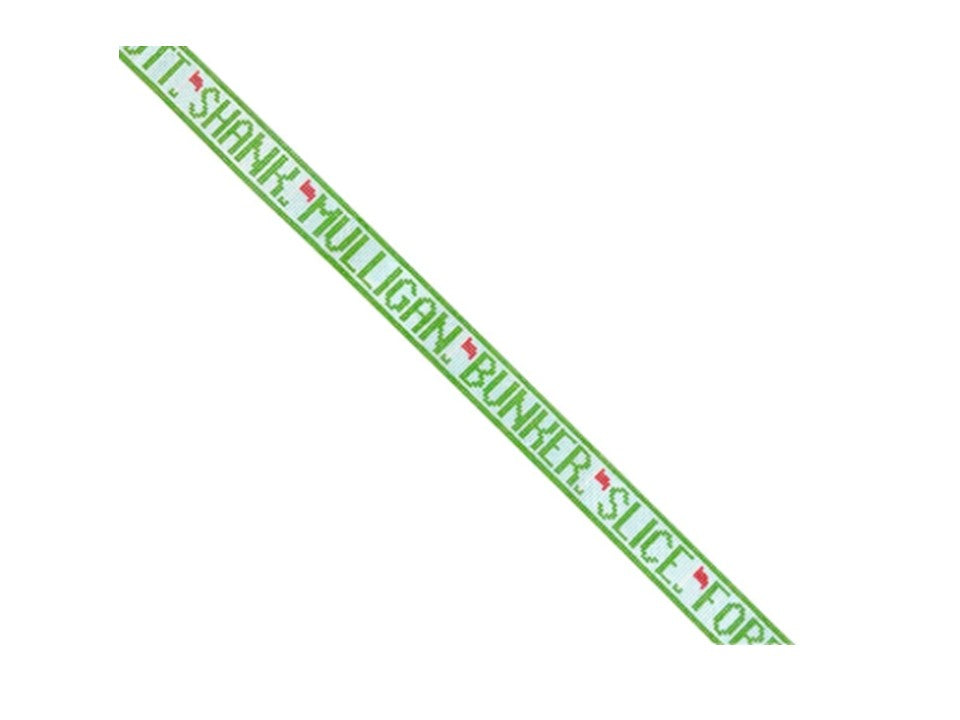 Golf Terms Belt for the Realist - Green