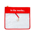 In the Works Red Project Bag
