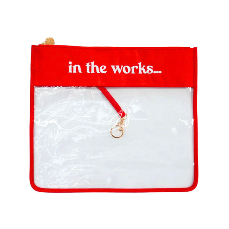 In the Works Red Project Bag
