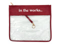 In the Works Project Bag - Red Croc