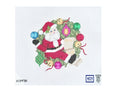 Santa Ornament Wreath