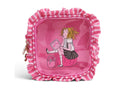 Eloise Stitching Small Ruffle Pink PVC Bag