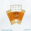 3D Wedge of Brie Cheese