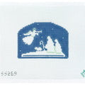Blue and White Nativity