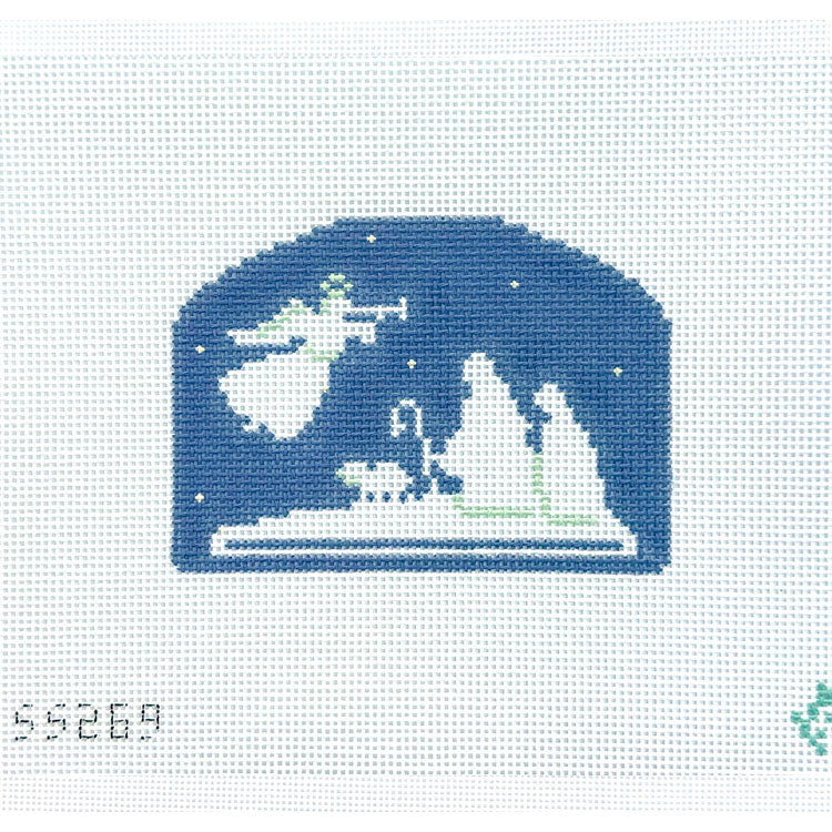 Blue and White Nativity