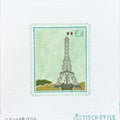 Paris Eiffel Tower Stamp
