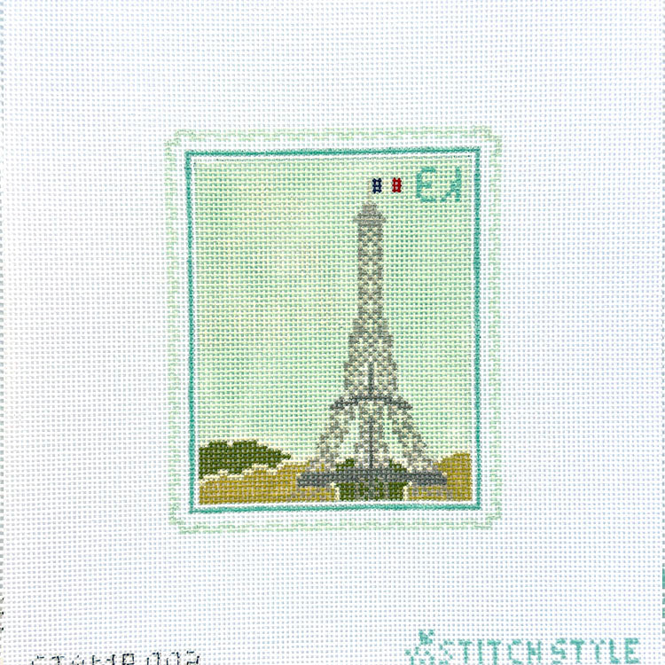 Paris Eiffel Tower Stamp