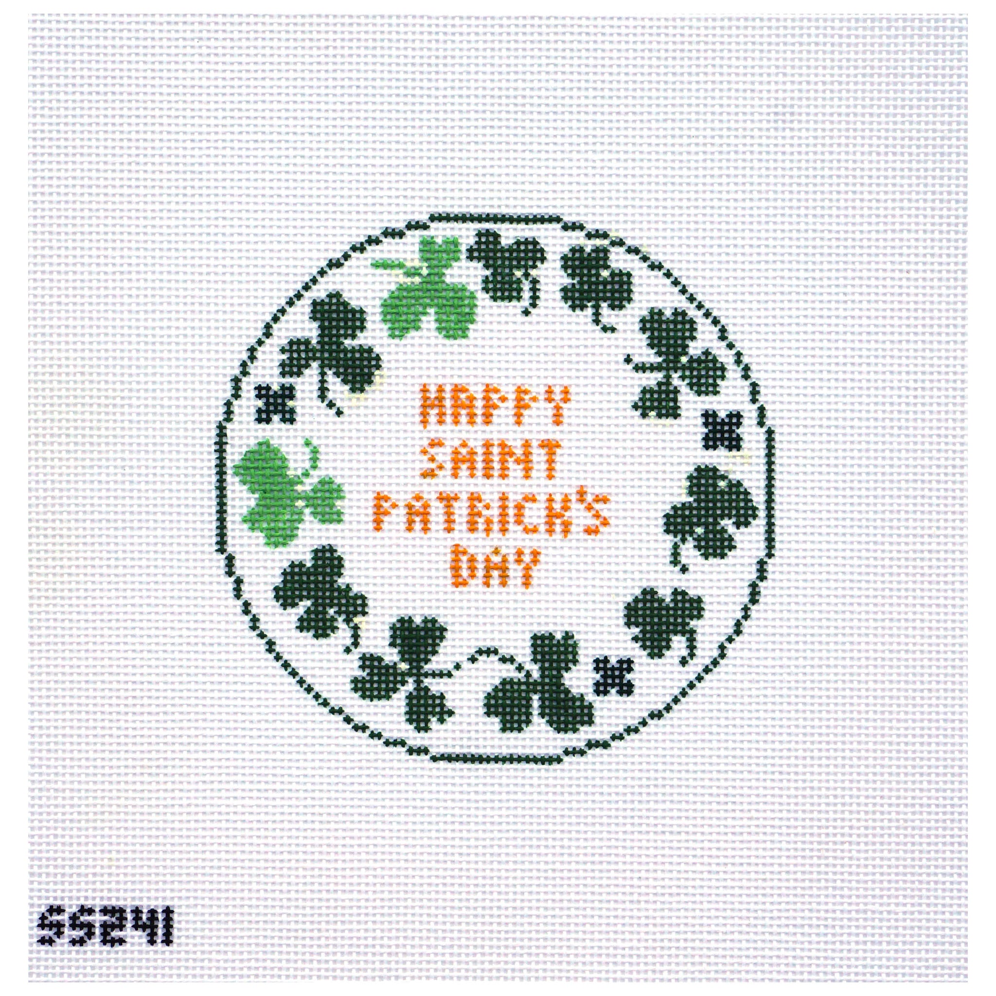 St. Patrick's Day Clover Round