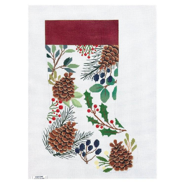 Pinecone & Berries Stocking