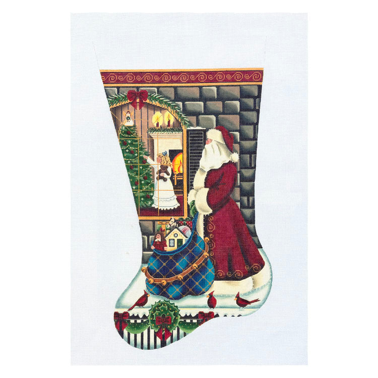 Santa from the Window Stocking