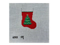 Mini Christmas tree stocking ornament