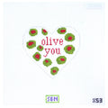 Olive You Heart Ornament