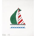Candy Cane Sailboat