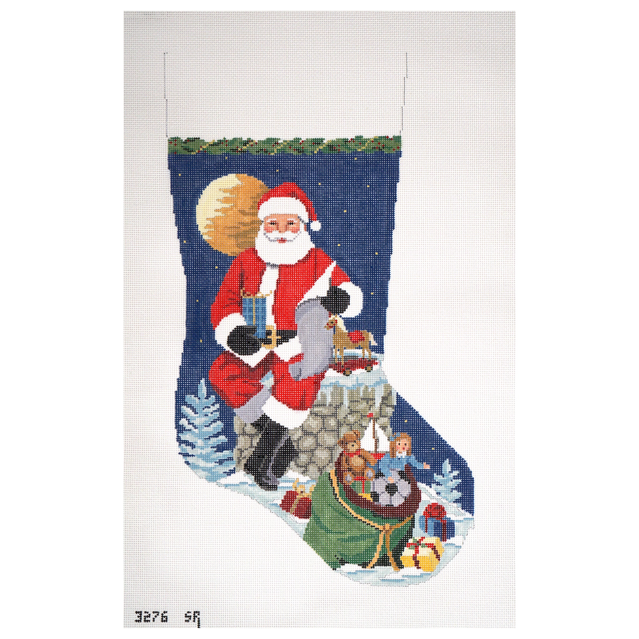Chimney Moonlit Stocking