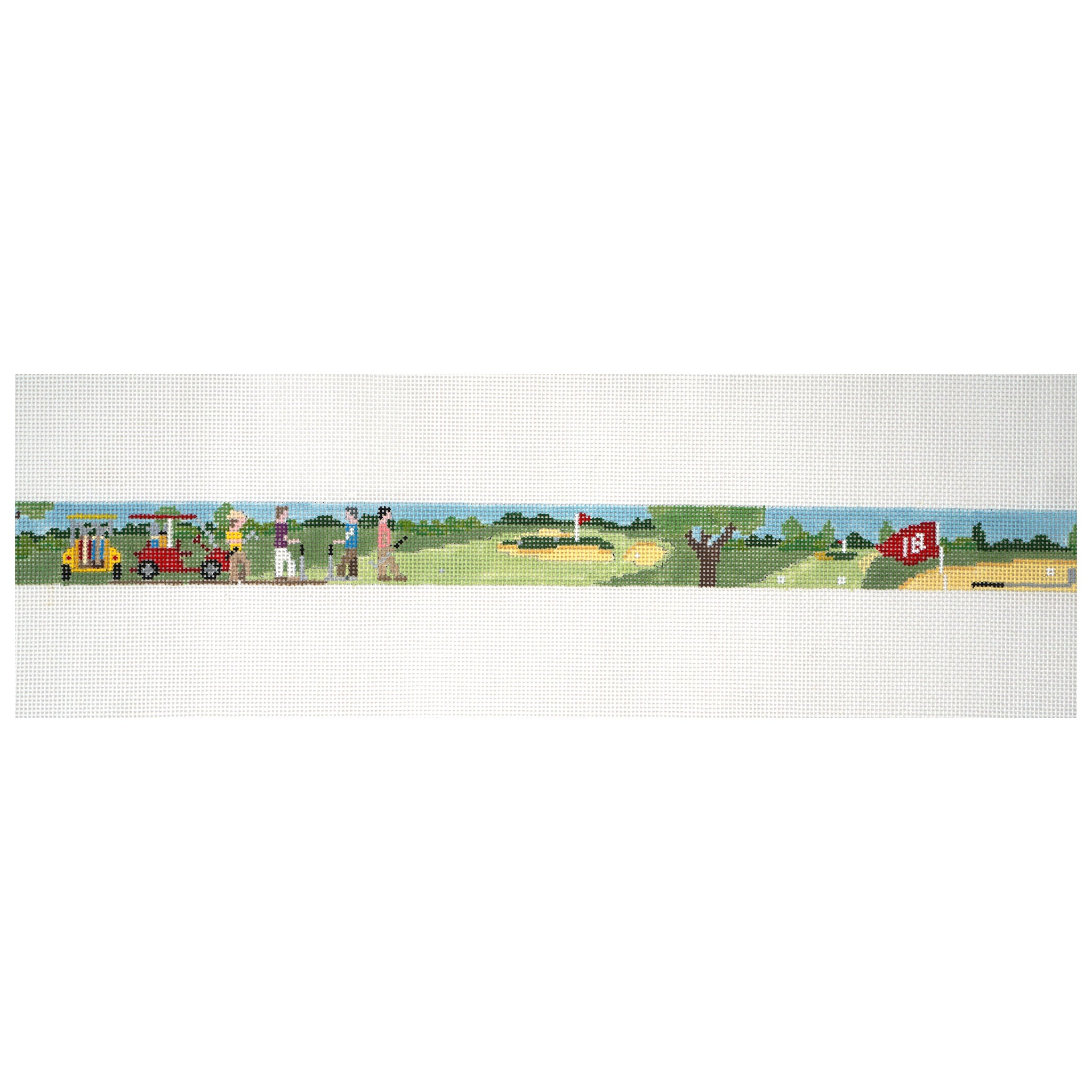 Men on Golf Course, Belt