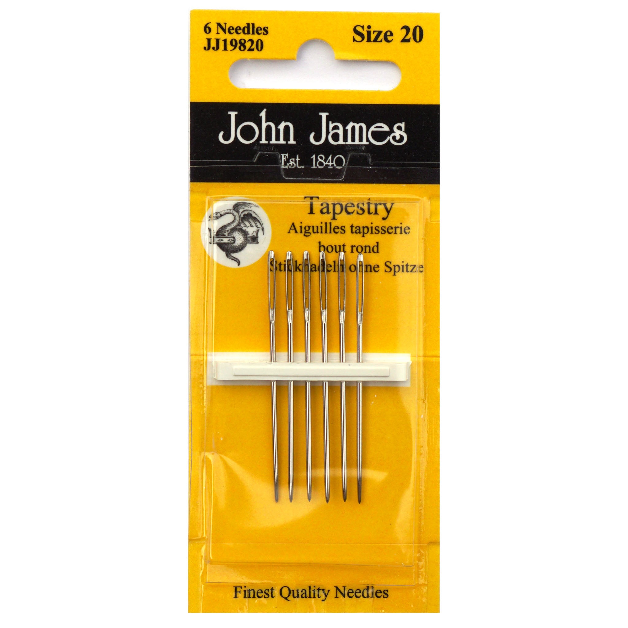 John James Size 20 Tapestry Needle