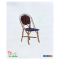 Blue Bistro Chair