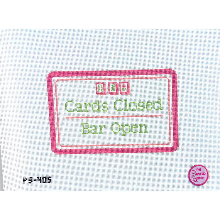 Cards Closed, Bar Open
